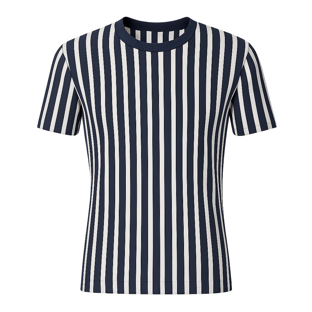 Cotton Striped Crew - Heathenor Shirts